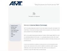 Tablet Screenshot of amtwoundcare.com